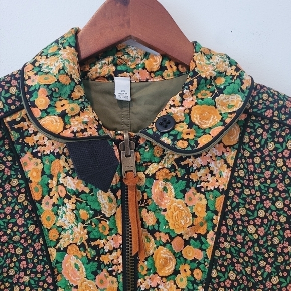 Coach Military Reversible Jacket Cotton/ Silk Blend Jacket Size XS - Picture 8 of 16